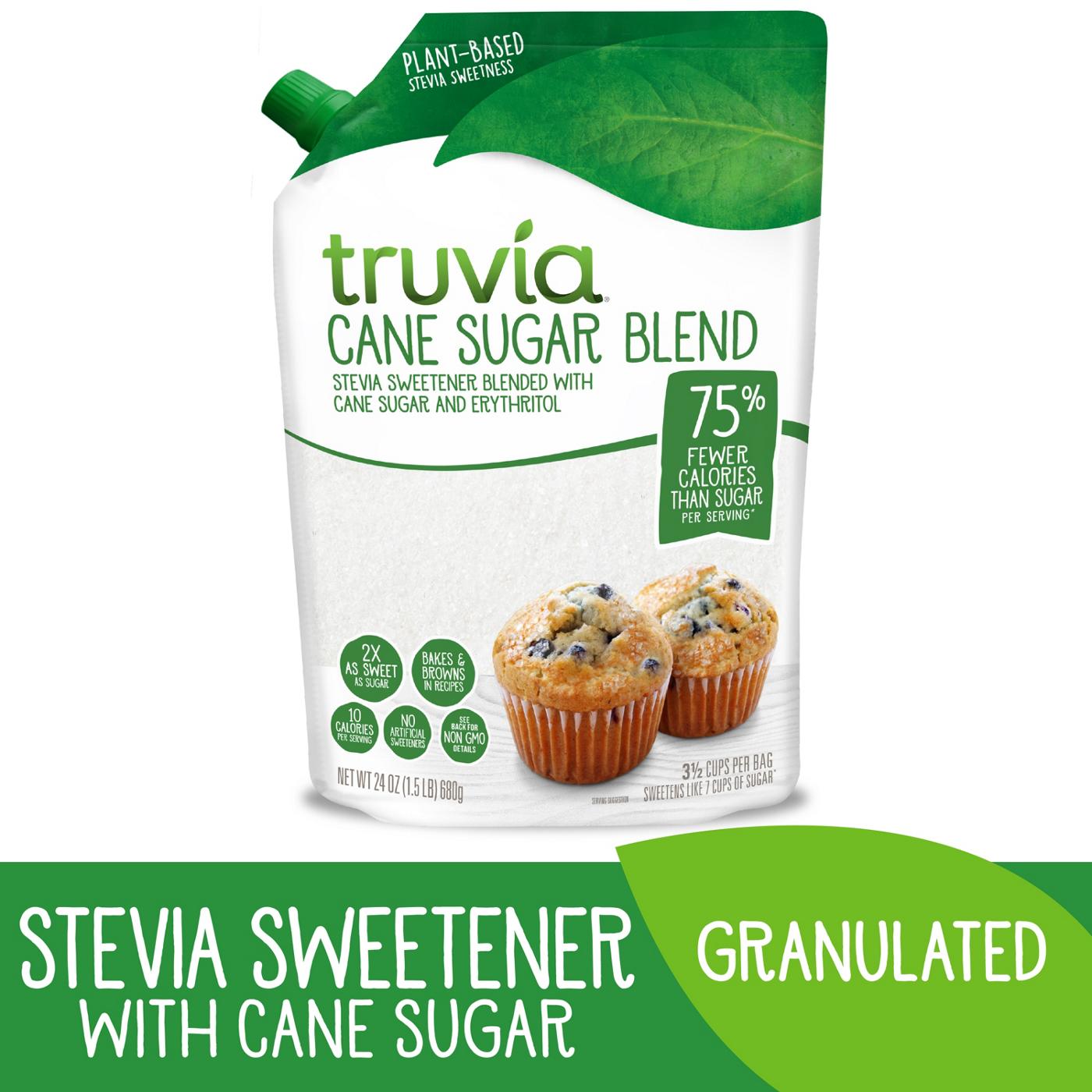 Truvia Cane Sugar Blend, Mix of Stevia Sweetener and Cane Sugar; image 3 of 5