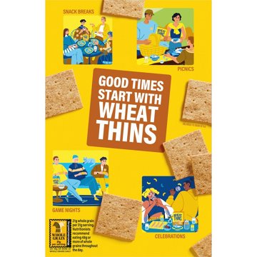 Wheat Thins Original Whole Grain Wheat Crackers, 8.5 oz