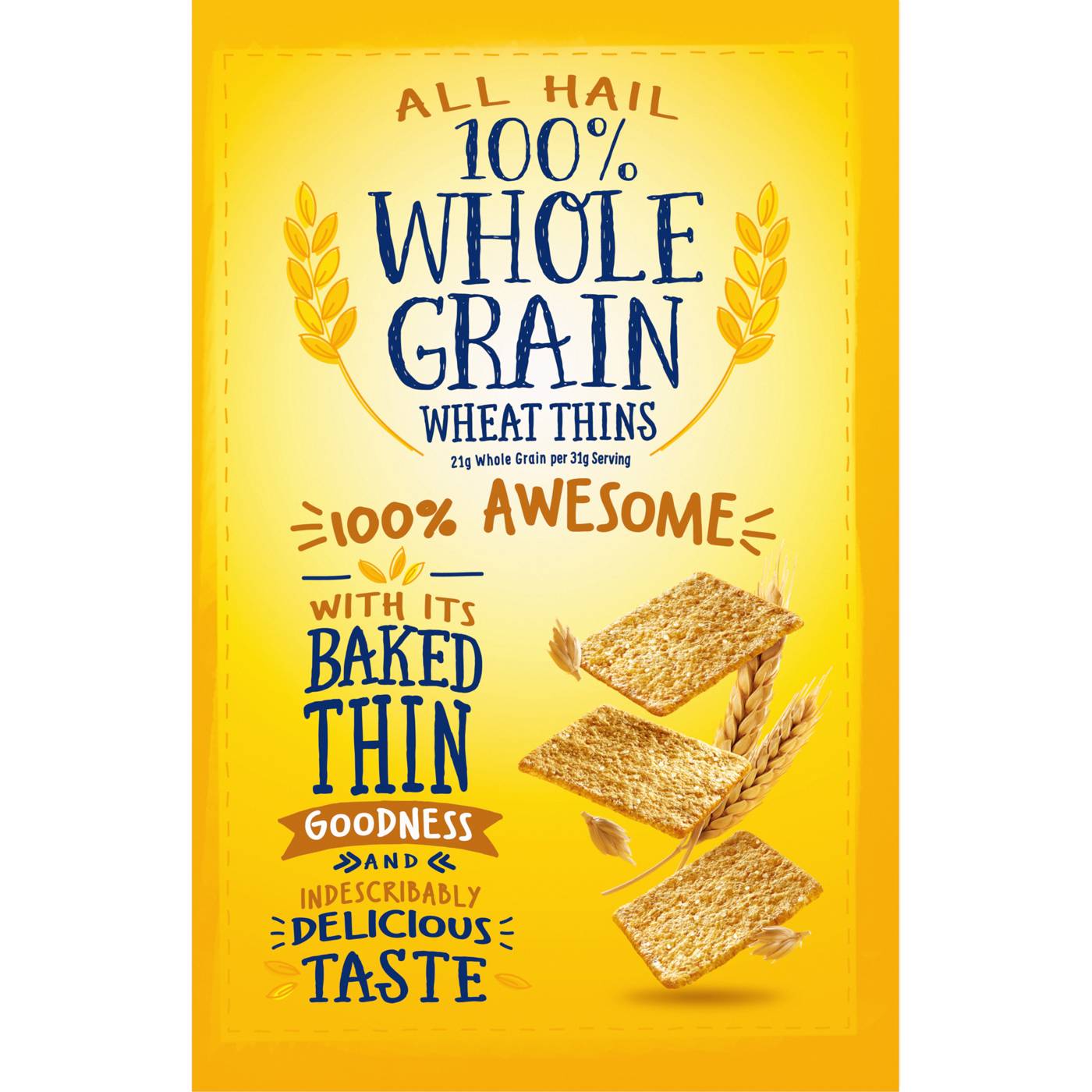 Wheat Thins Original Whole Grain Wheat Crackers; image 5 of 9