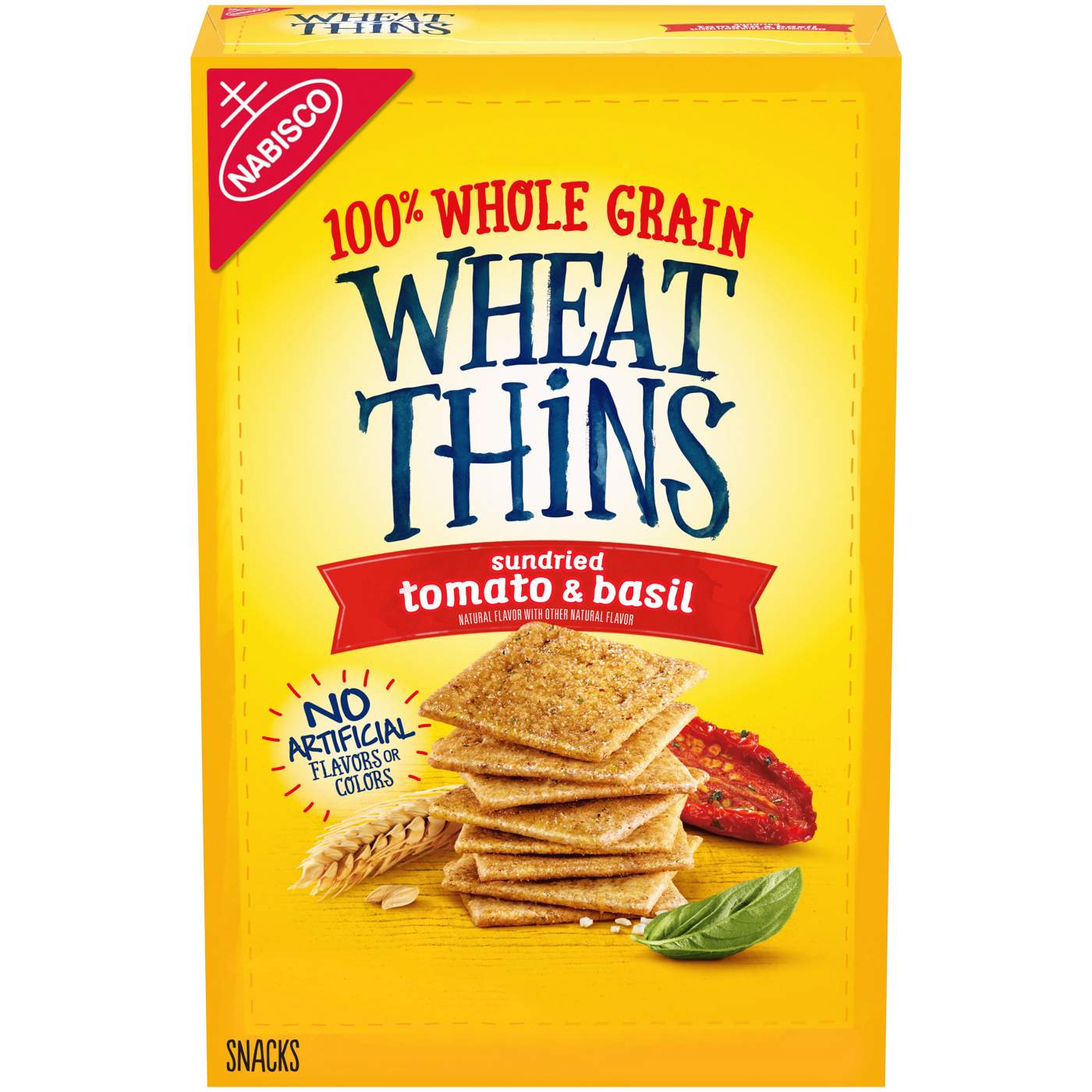 Wheat Thins Sundried Tomato & Basil Whole Grain Wheat Crackers; image 1 of 8