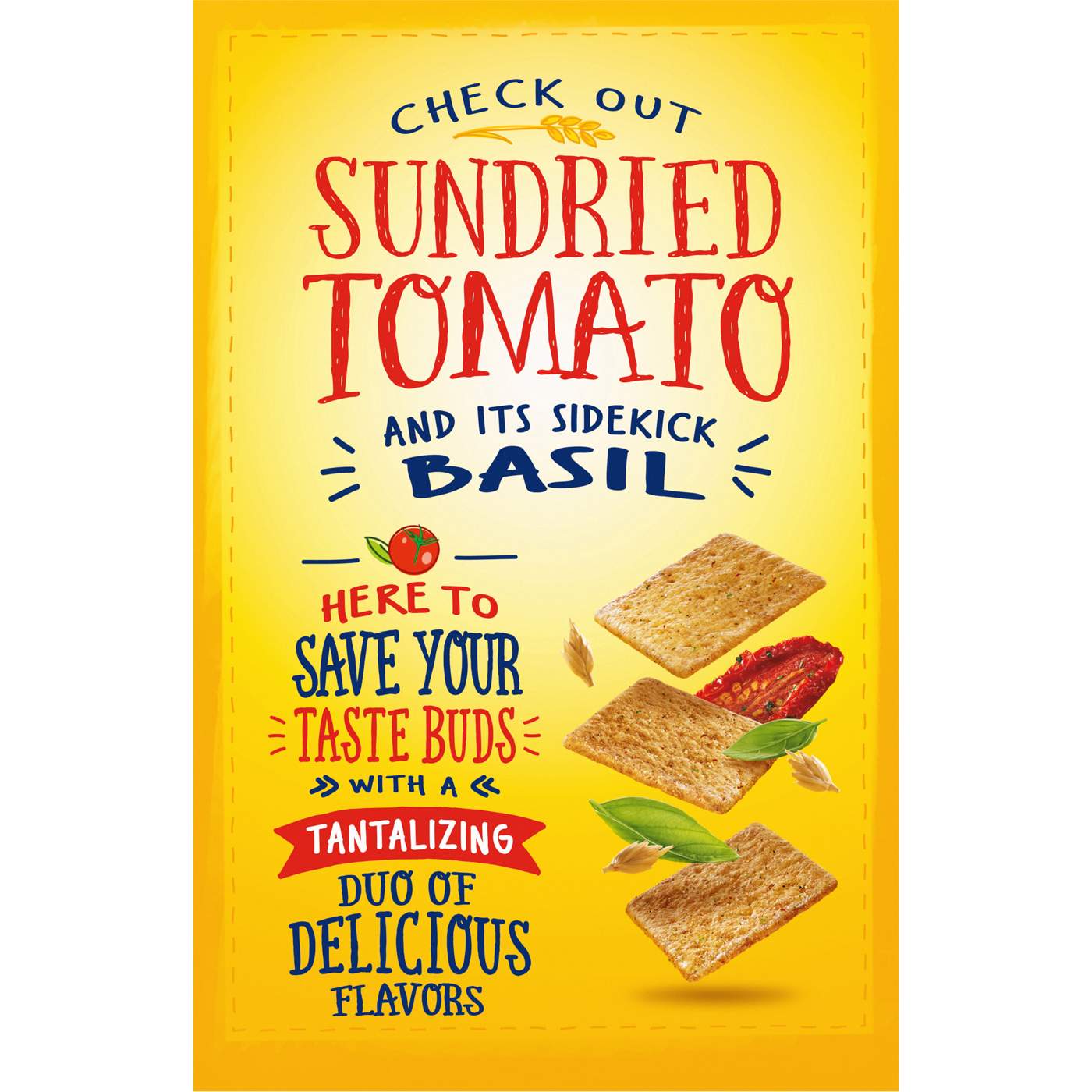 Wheat Thins Sundried Tomato & Basil Whole Grain Wheat Crackers; image 7 of 8