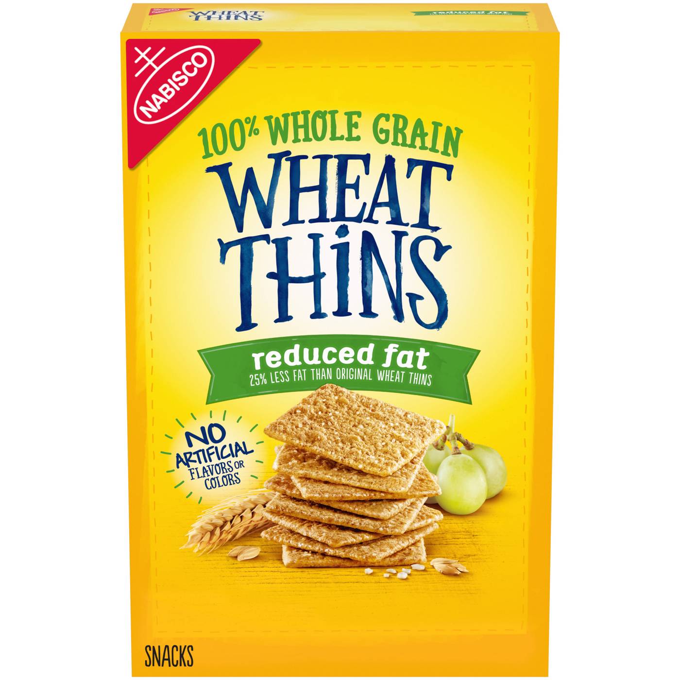 Wheat Thins Reduced Fat Whole Grain Wheat Crackers; image 1 of 8