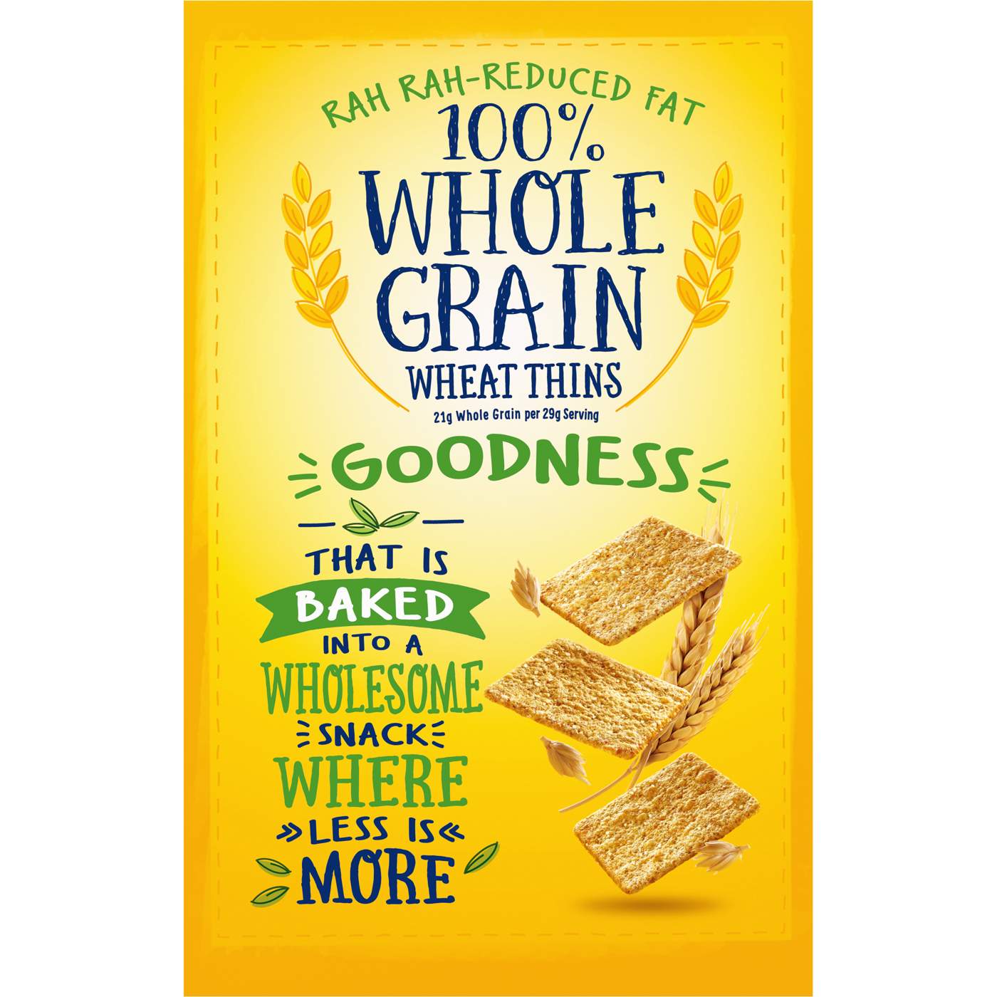 Wheat Thins Reduced Fat Whole Grain Wheat Crackers; image 4 of 7