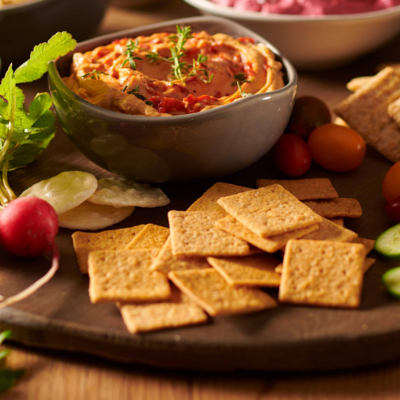 Wheat Thins Hint of Salt Low Sodium Whole Grain Wheat Crackers; image 2 of 8