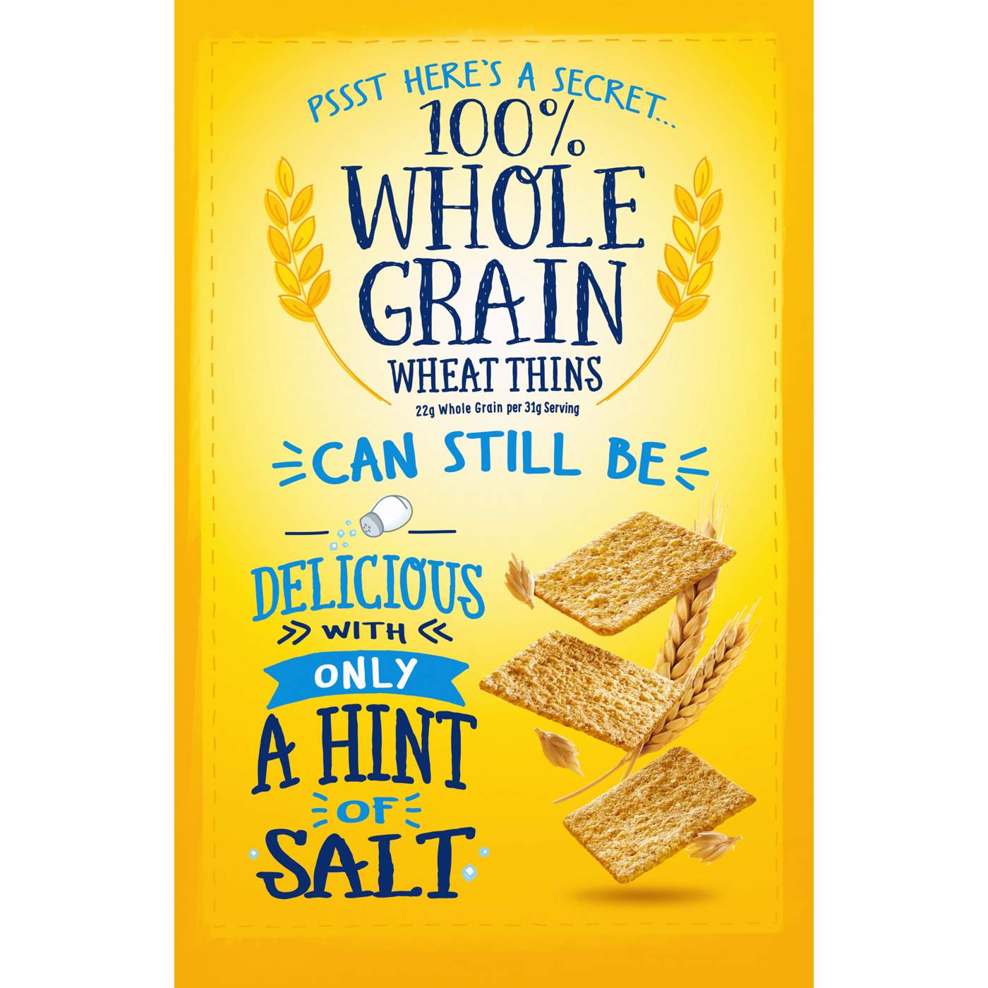 Wheat Thins Hint of Salt Low Sodium Whole Grain Wheat Crackers; image 7 of 8