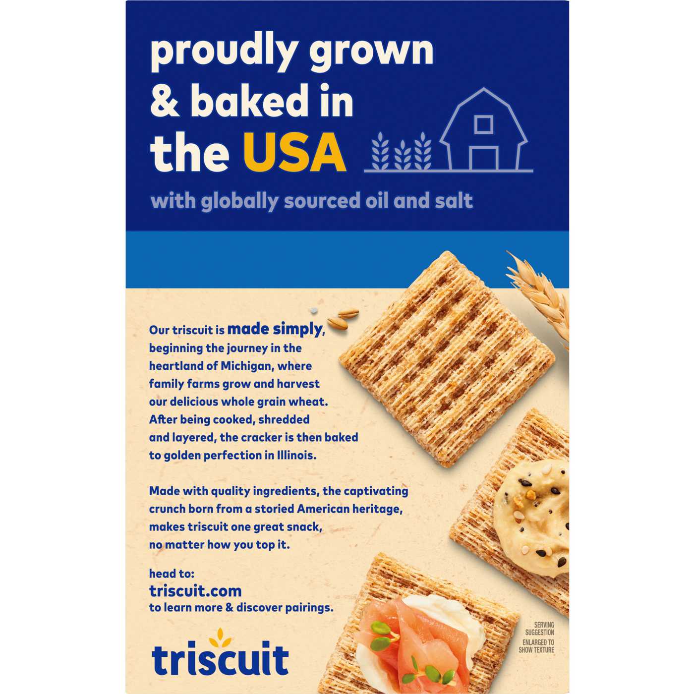 Triscuit Original Whole Grain Wheat Crackers; image 2 of 9