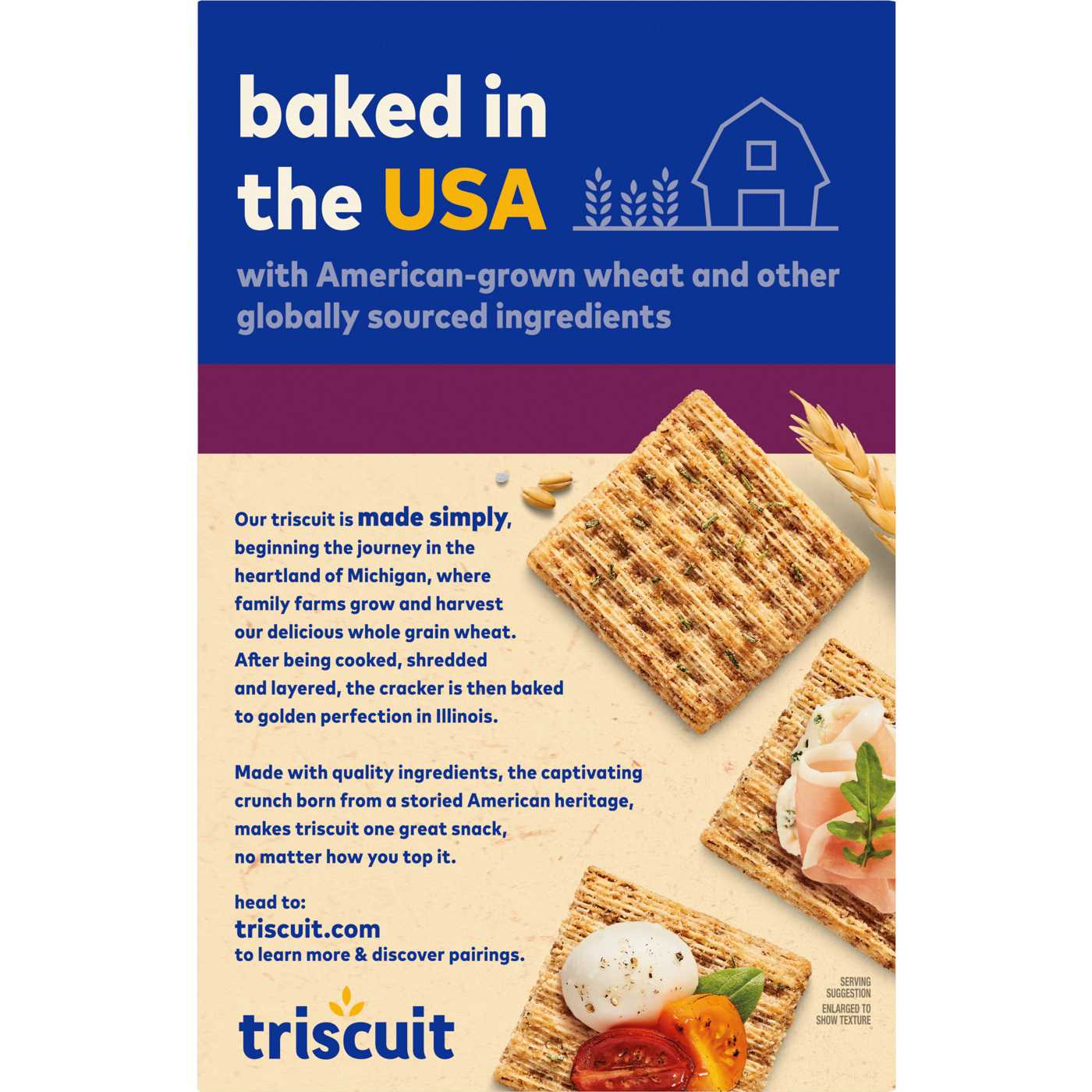 Triscuit Rosemary & Olive Oil Whole Grain Wheat Crackers; image 3 of 10