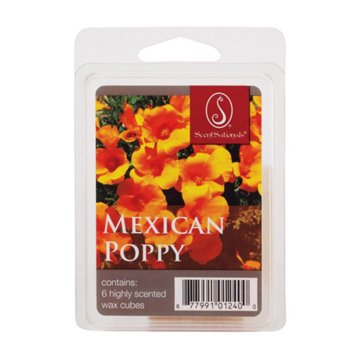 ScentSationals Mexican Poppy Scented Wax Melt Cubes, 2.5 oz