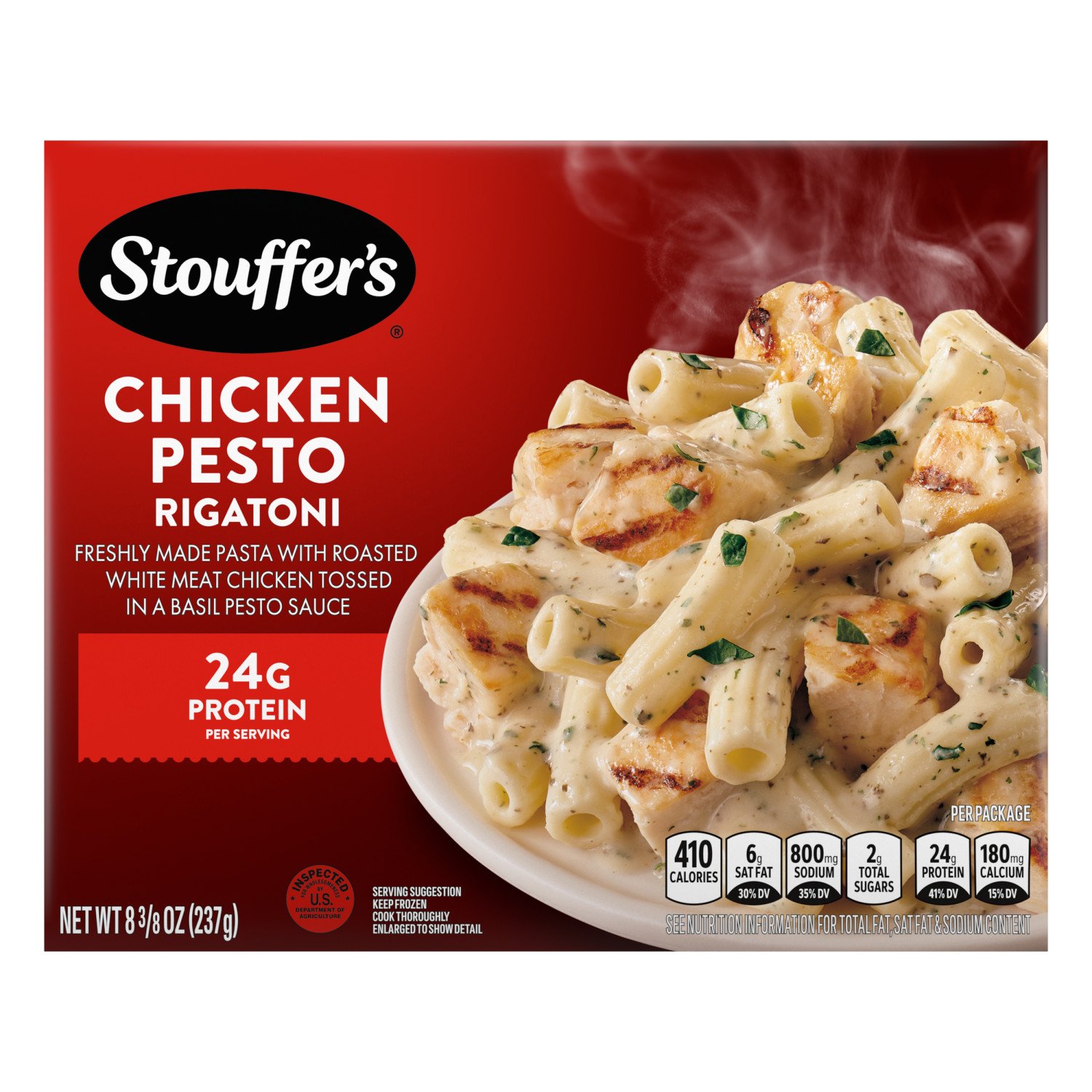 Stouffer's Chicken Pesto Rigatoni Pasta Frozen Meal Shop Entrees