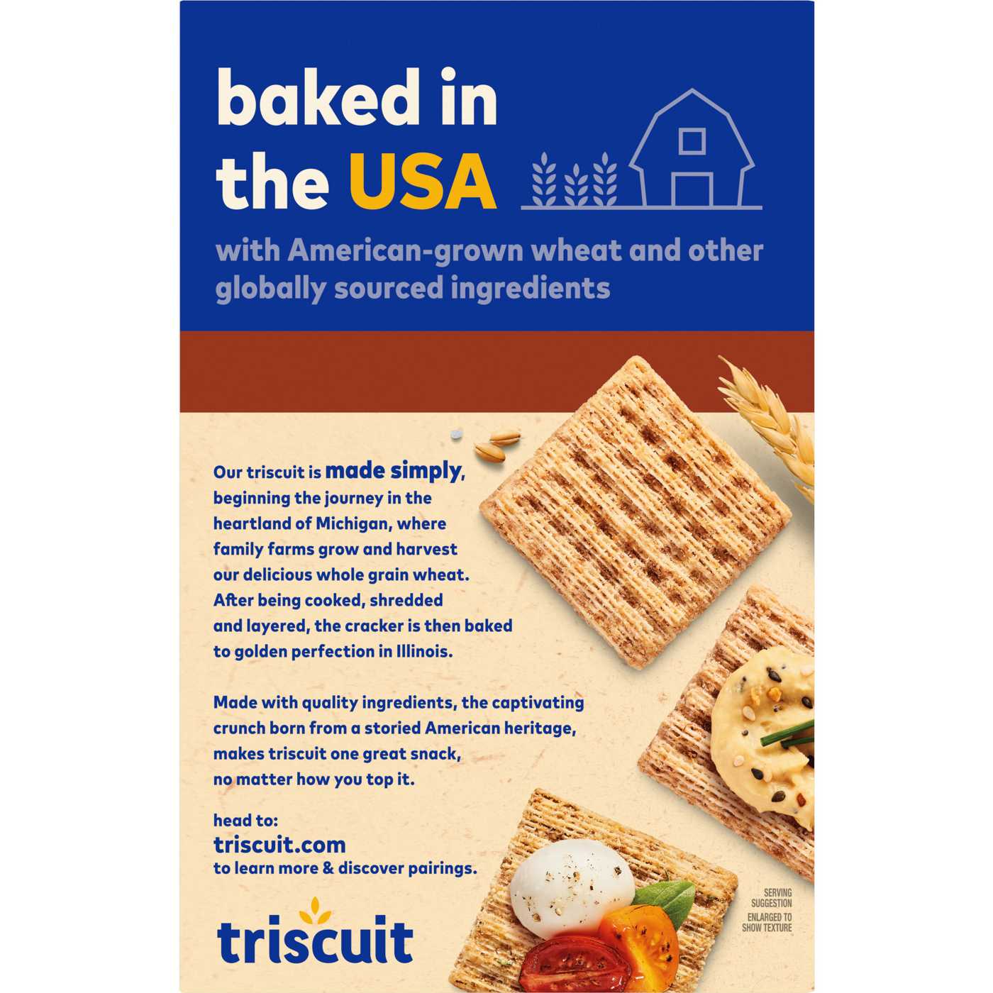 Triscuit Roasted Garlic Whole Grain Wheat Crackers; image 8 of 9