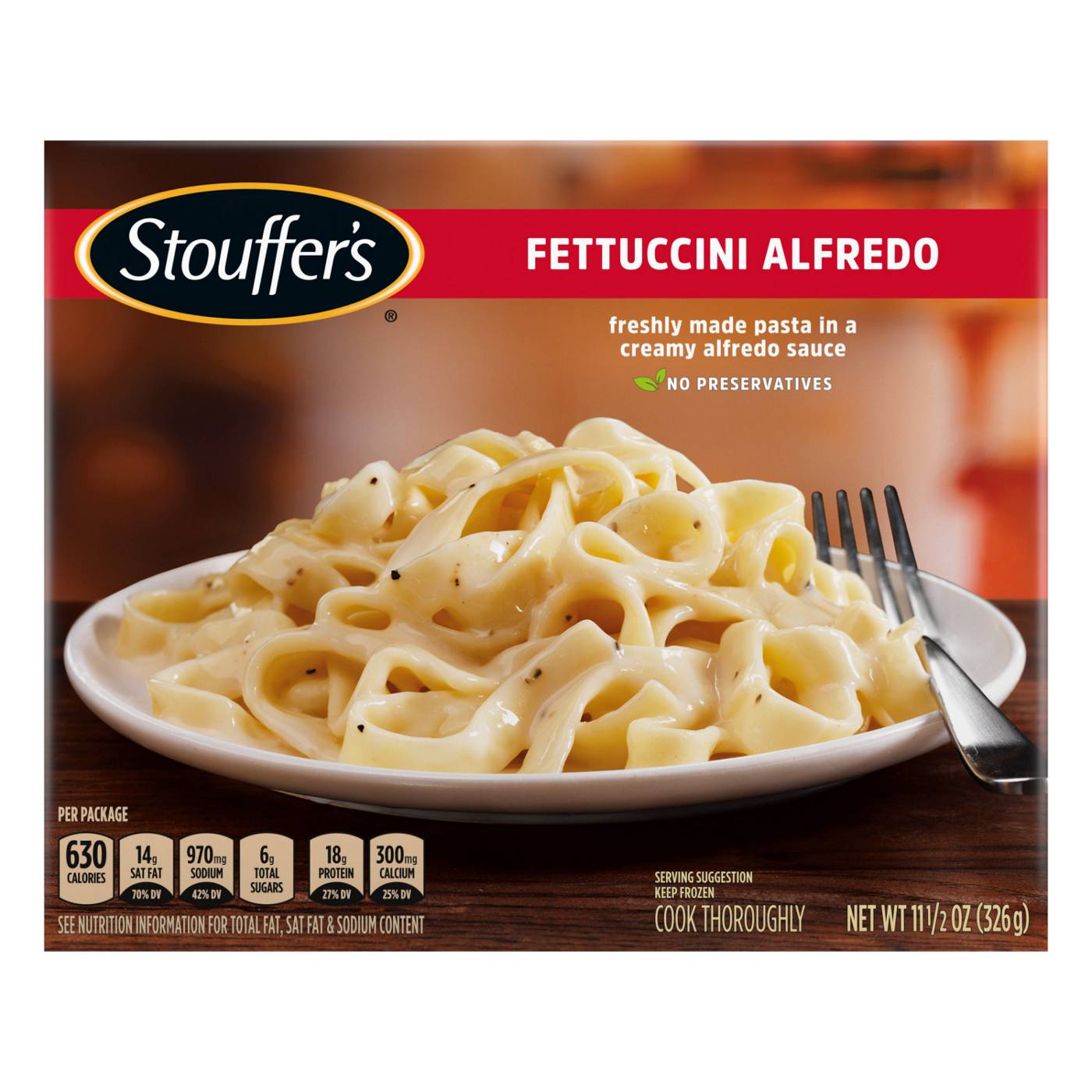 Stouffer's Fettuccini Alfredo Frozen Meal; image 1 of 4