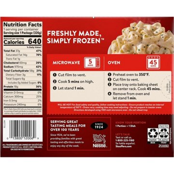 Stouffer's Fettuccini Alfredo Frozen Meal
