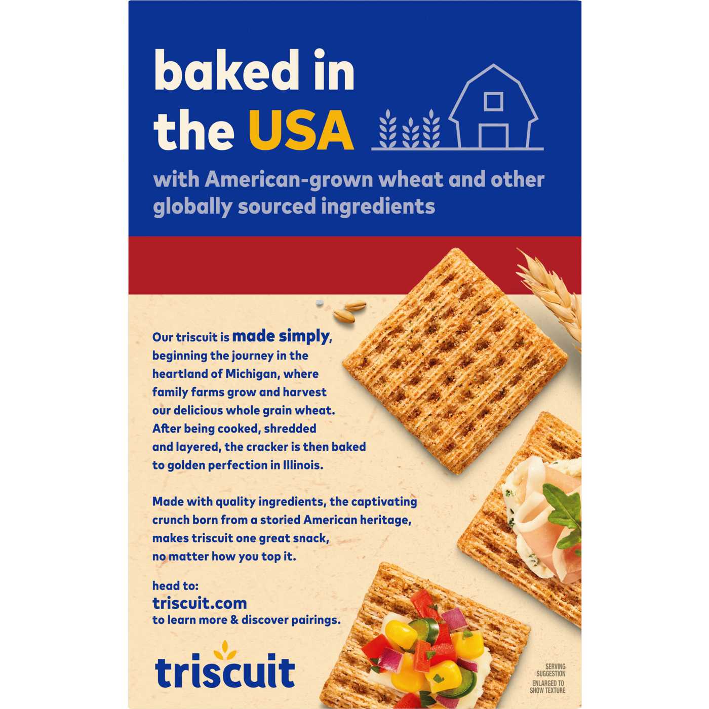 Triscuit Fire Roasted Tomato & Olive Oil Whole Grain Wheat Crackers; image 6 of 10