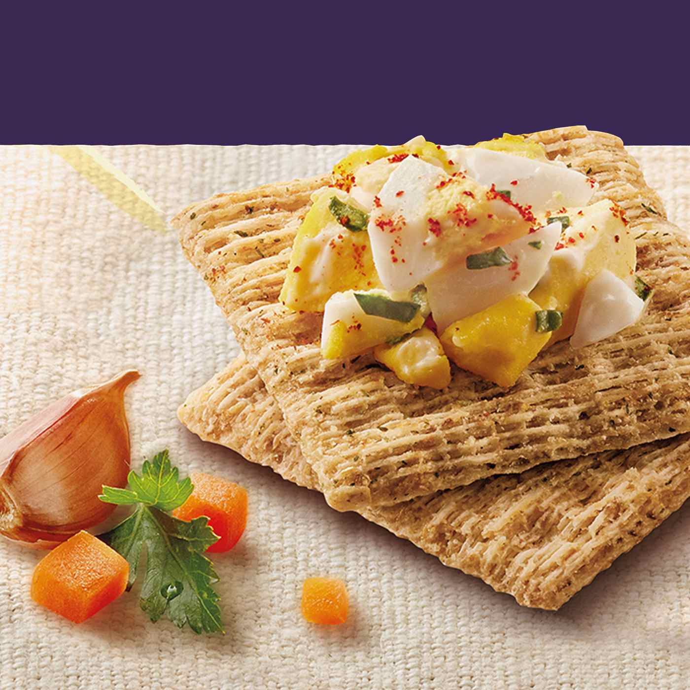 Triscuit Garden Herb Whole Grain Wheat Crackers; image 5 of 10