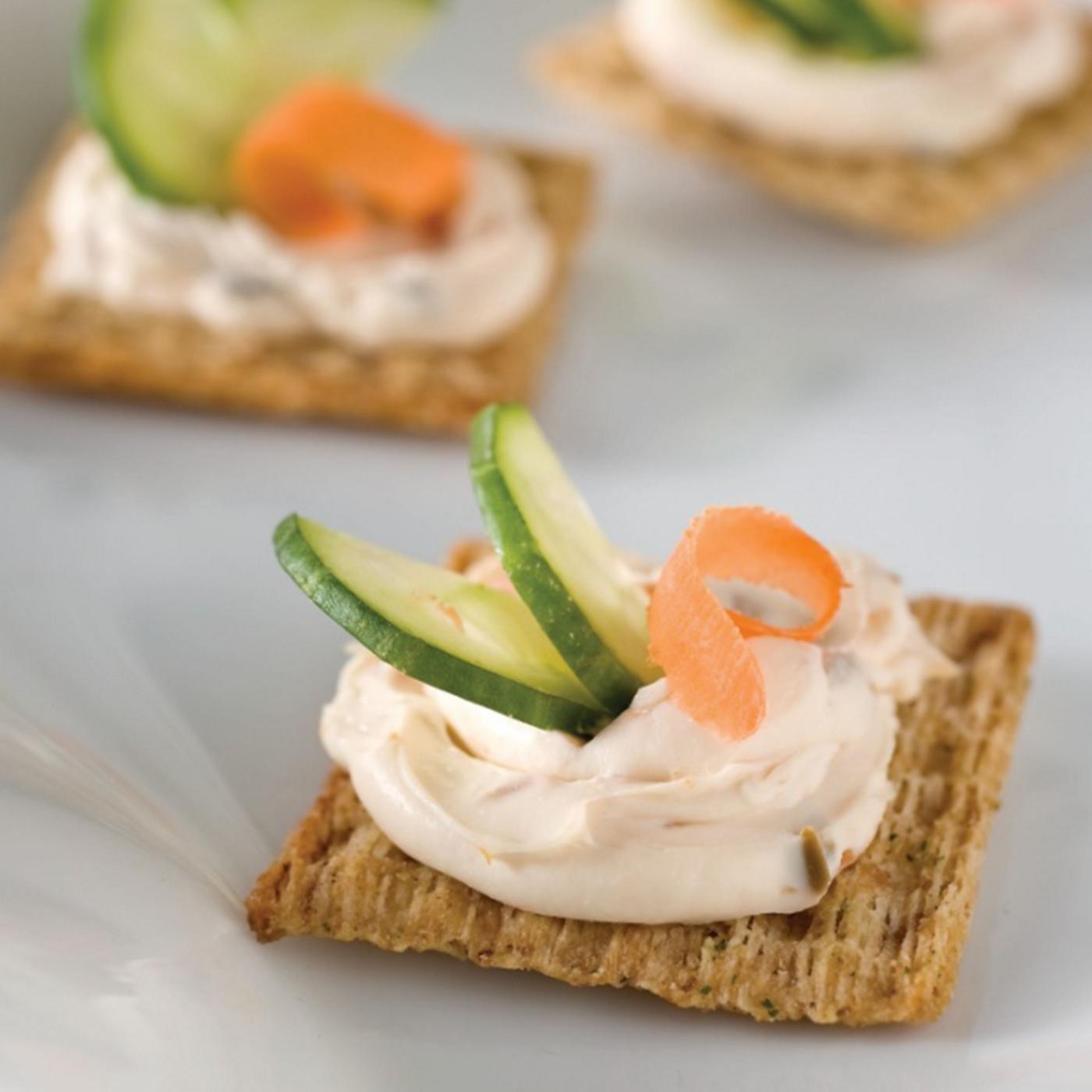 Triscuit Garden Herb Whole Grain Wheat Crackers; image 6 of 10