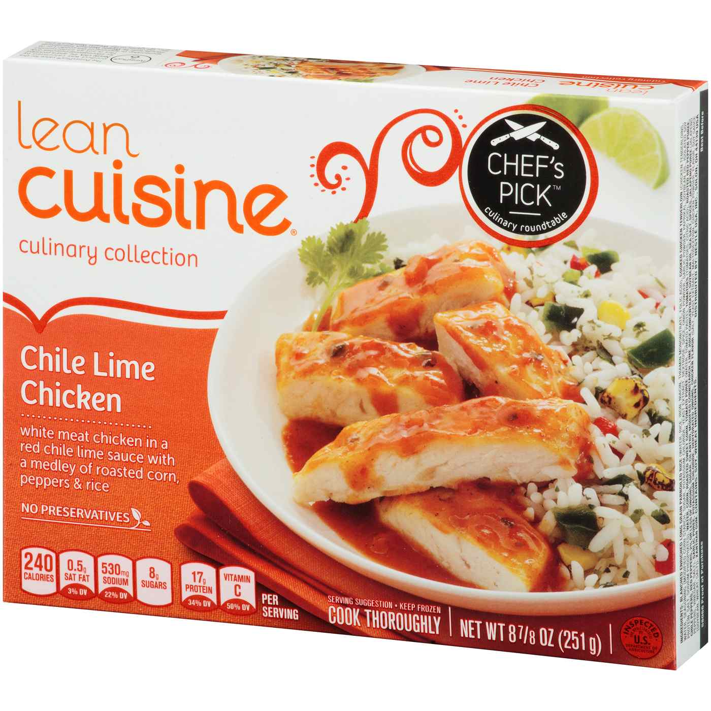 Lean Cuisine Culinary Collection Chile Lime Chicken; image 1 of 2