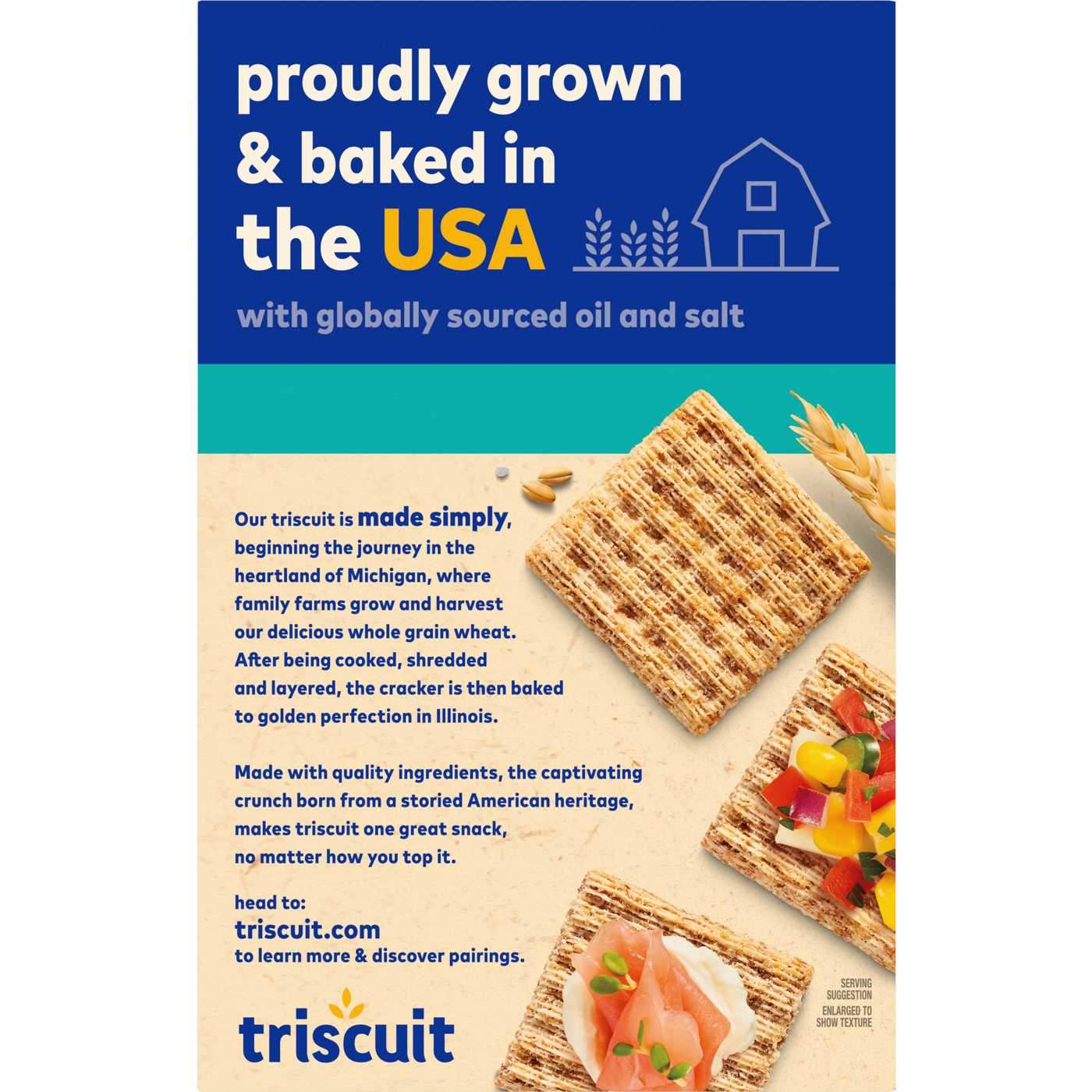 Triscuit Reduced Fat Whole Grain Wheat Crackers; image 3 of 10