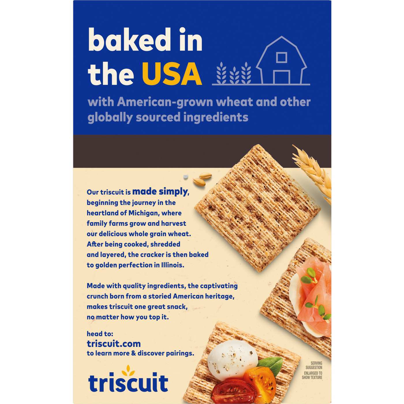 Triscuit Cracked Pepper & Olive Oil Whole Grain Wheat Crackers; image 8 of 9