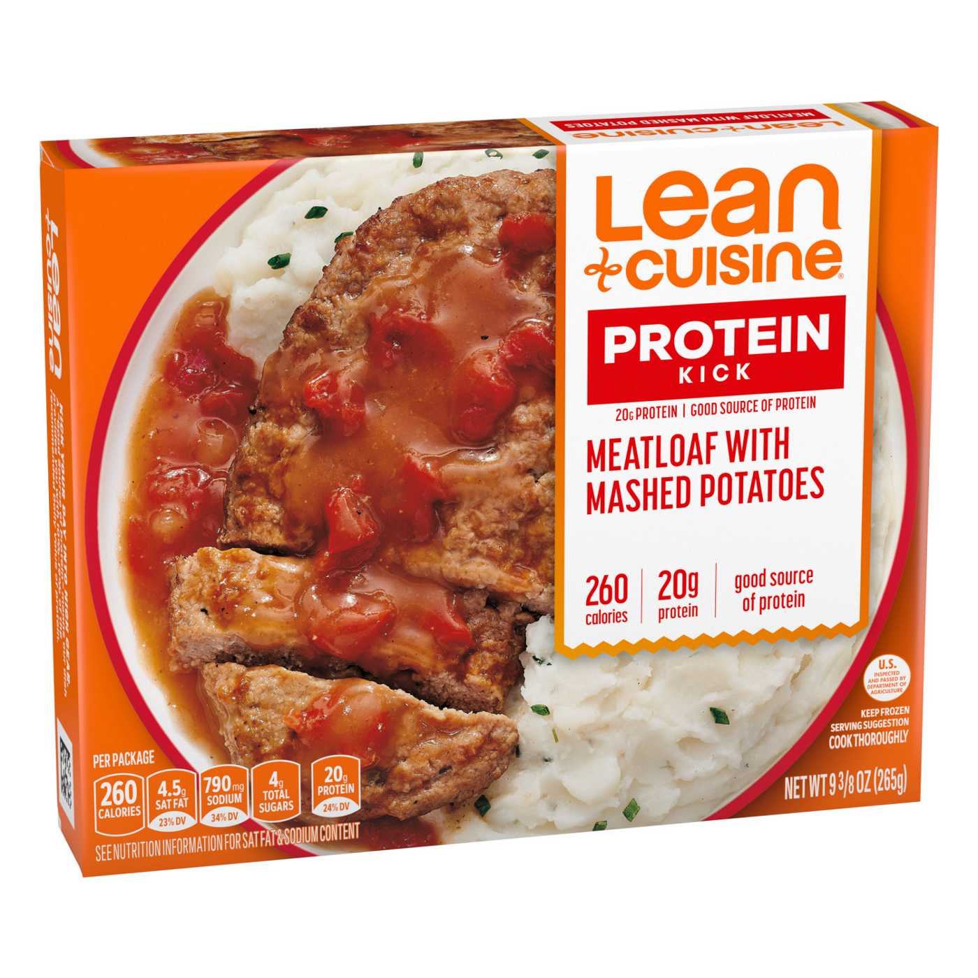 Lean Cuisine 21g Protein Meatloaf & Mashed Potatoes Frozen Meal; image 4 of 4