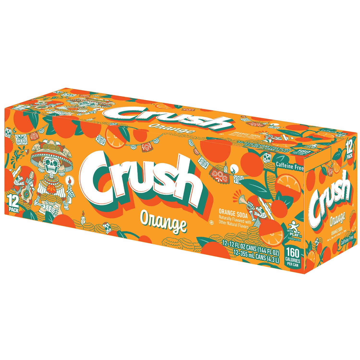 Crush Orange Soda 12 Oz Cans Shop Soda At H E B