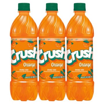 Crush Orange Soda 6 pk Bottles