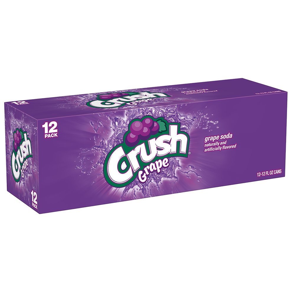 Crush Grape Soda 12 Oz Cans Shop Soda At H E B