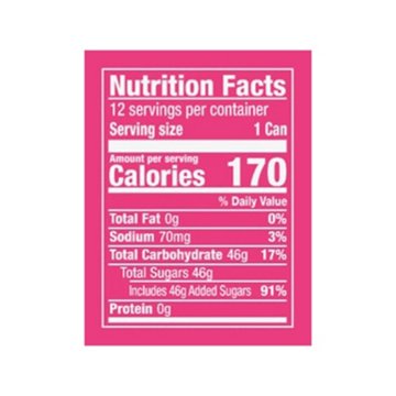 Crush Strawberry Soda 12 pk Cans