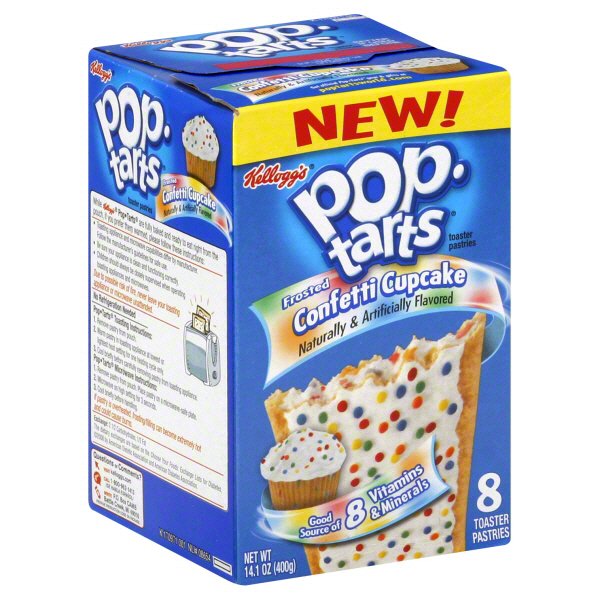 Kellogg's PopTarts Frosted Confetti Cupcake Toaster Pastries Shop