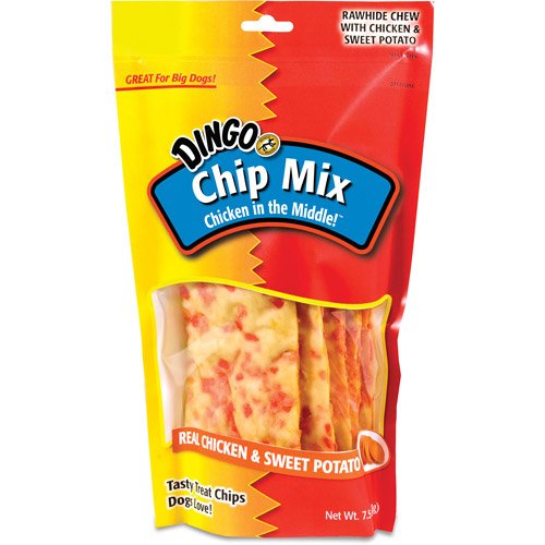 Dingo Chip Mix Rawhide Chews With Real Chicken & Sweet Potato Shop