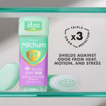 Mitchum For Women Power Shower Fresh Anti-Perspirant & Deodorant Gel Twin Pack, 6.8 oz