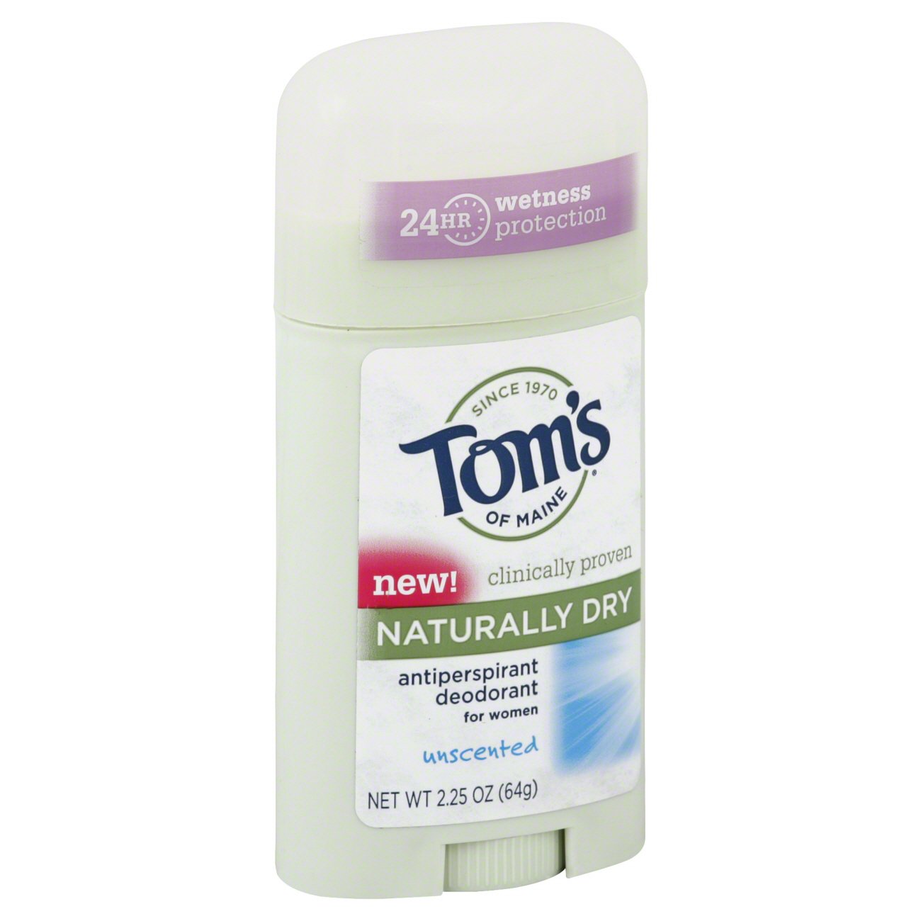 Tom's of Maine Naturally Dry Unscented Antiperspirant & Deodorant for
