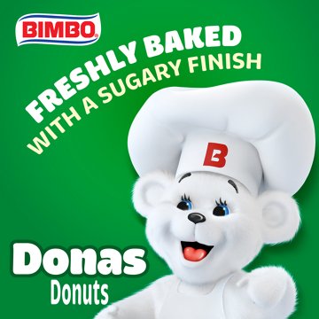 Bimbo Donas Sugared Donuts Twin Packs, 6 ct