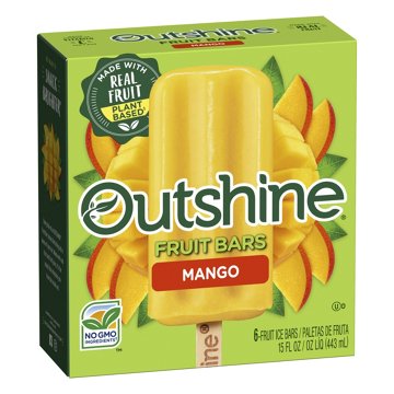 Outshine Mango Frozen Fruit Bars, 6 ct