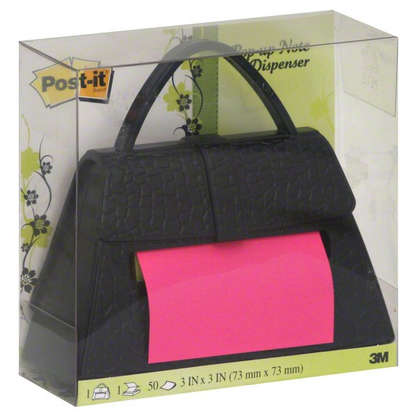 Postit PopUp Note Purse Dispenser Shop School & Office Supplies at