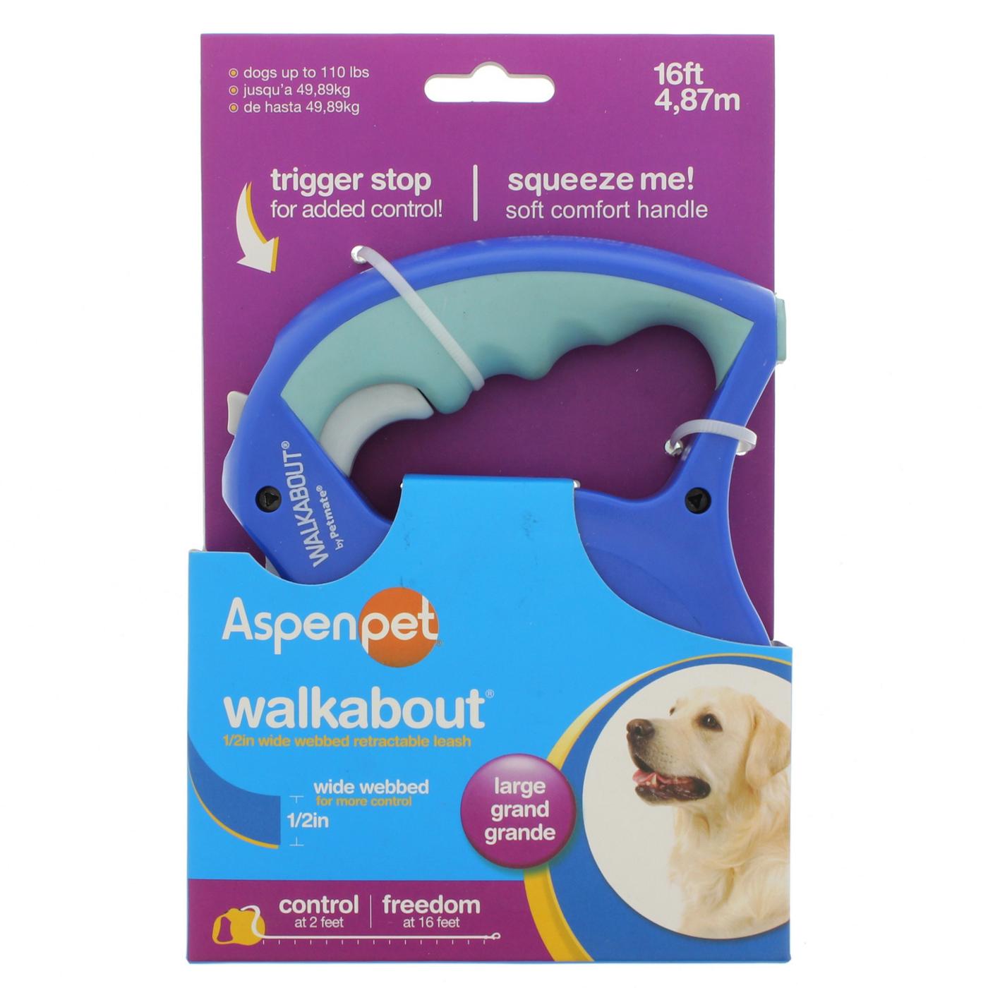 Walkabout retractable hot sale dog leash