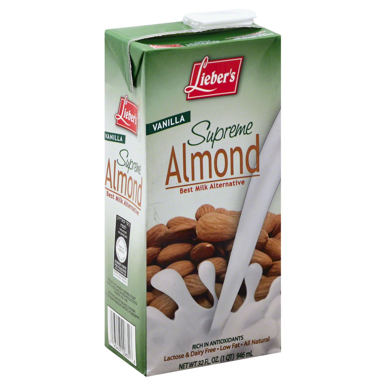 Lieber's Vanilla Almond Milk - Shop Milk At H-E-B