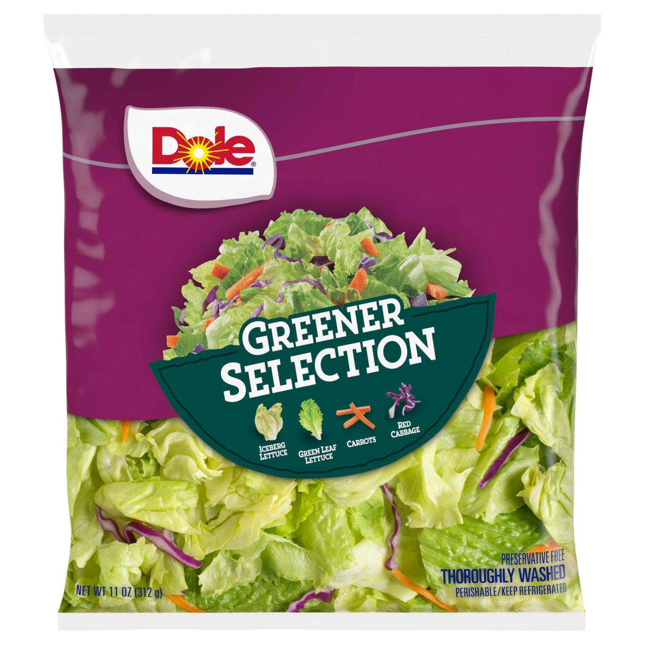 Dole Salad Blend, Greener Selection Shop Lettuce & Leafy Greens at HEB
