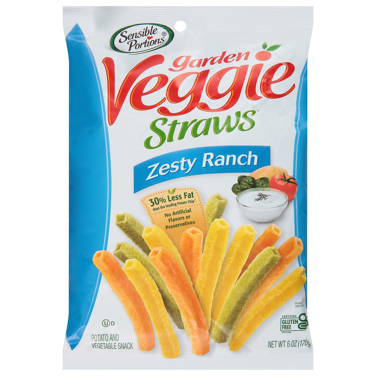 Sensible Portions Zesty Ranch Garden Veggie Straws - Shop Snacks Candy At H-e-b