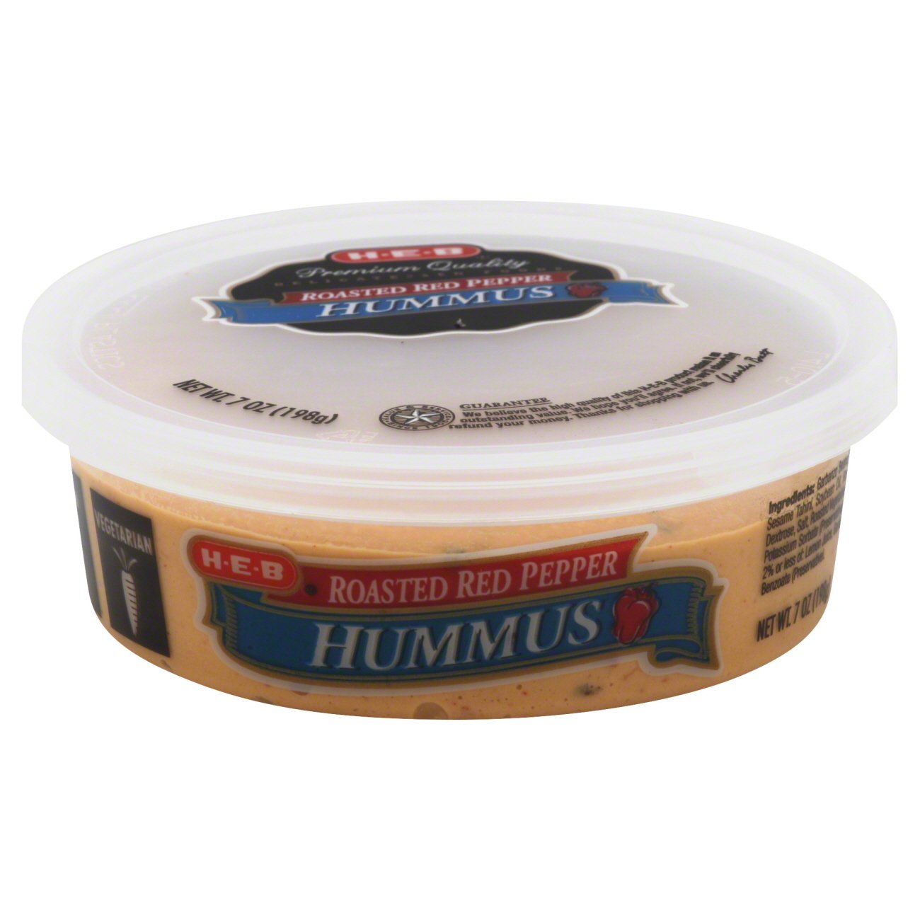 H-E-B Roasted Red Pepper Hummus - Shop Dip At H-E-B