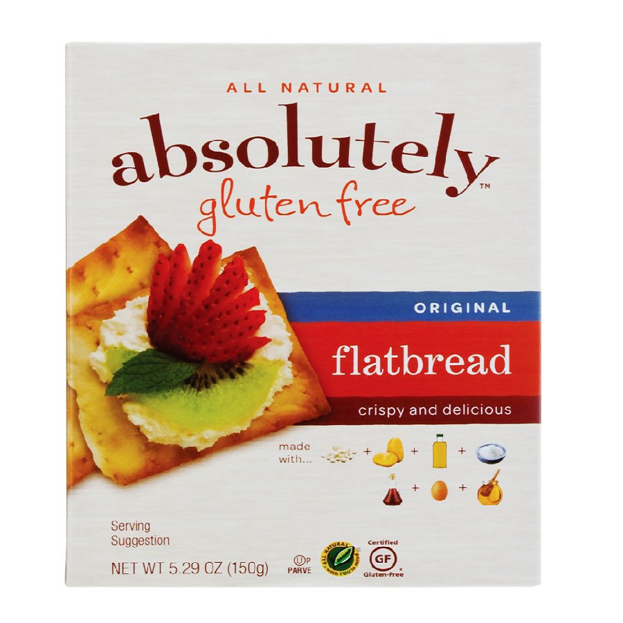 Absolutely Gluten Free Kosher Original Flatbread Shop Crackers