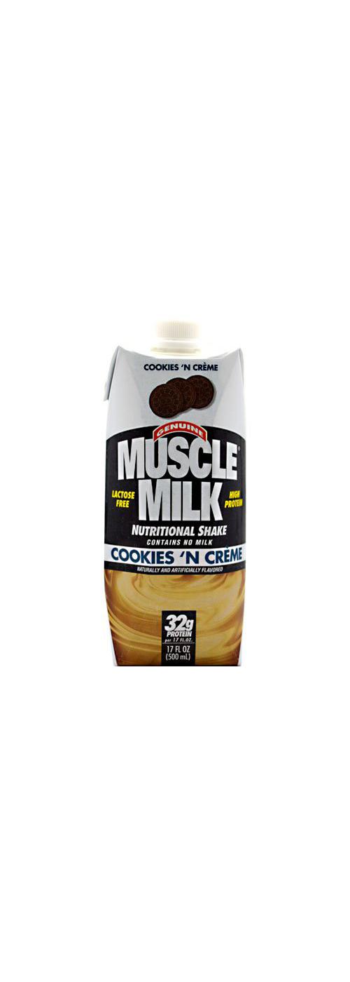 Muscle Milk Single ReadyToDrink Cookies 'N Creme Nutritional Shake