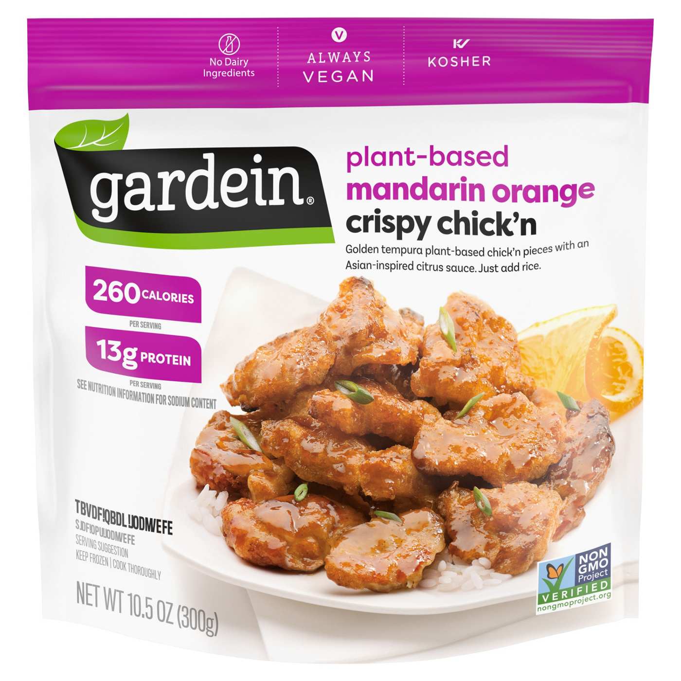 Gardein Vegan Frozen Mandarin Orange Crispy Plant-Based Chick'n; image 1 of 7