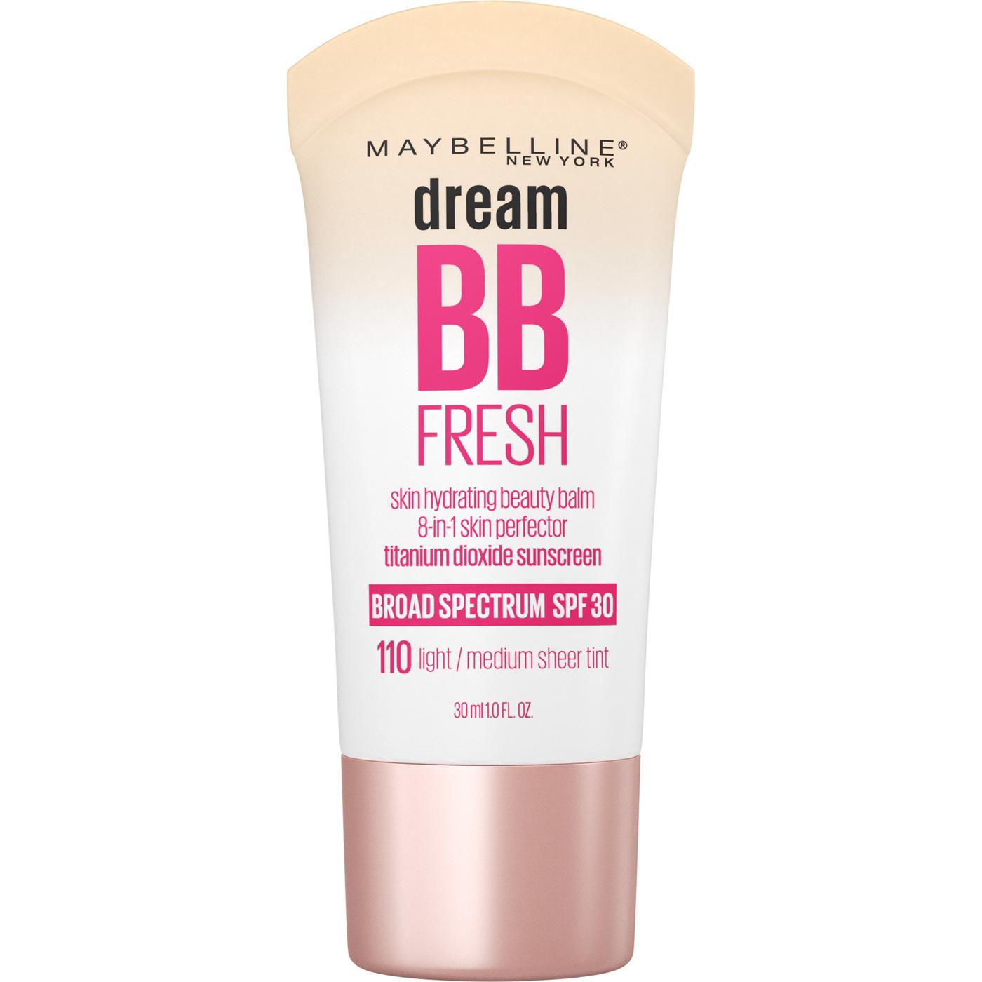 Maybelline Dream BB Fresh Sheer Tint Sunscreen Cream - 110 Light/Medium; image 1 of 2