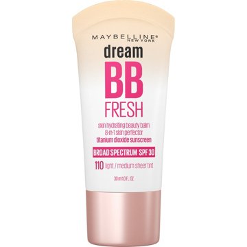 Maybelline Dream BB Fresh Sheer Tint Sunscreen Cream - 110 Light/Medium, 1 oz