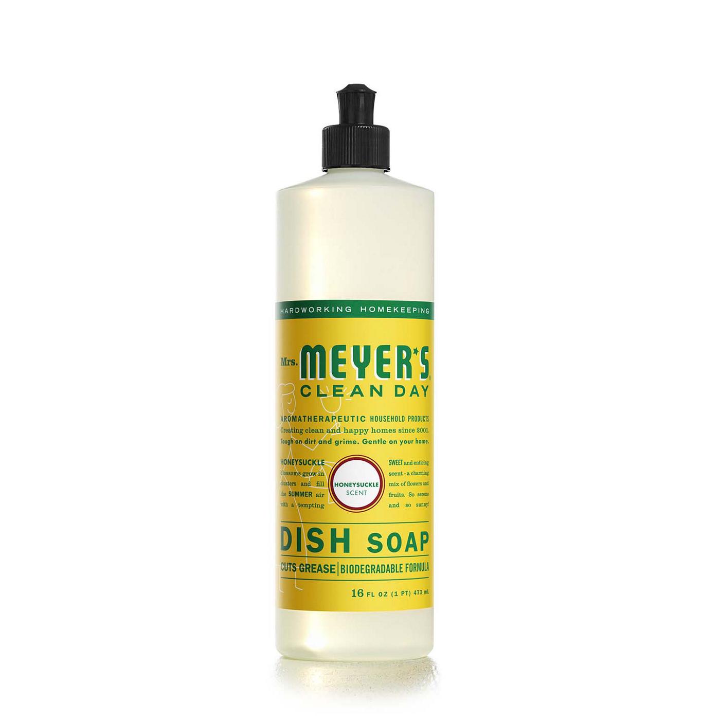 Mrs. Meyer's Clean Day Honeysuckle Scent Dish Soap; image 1 of 2