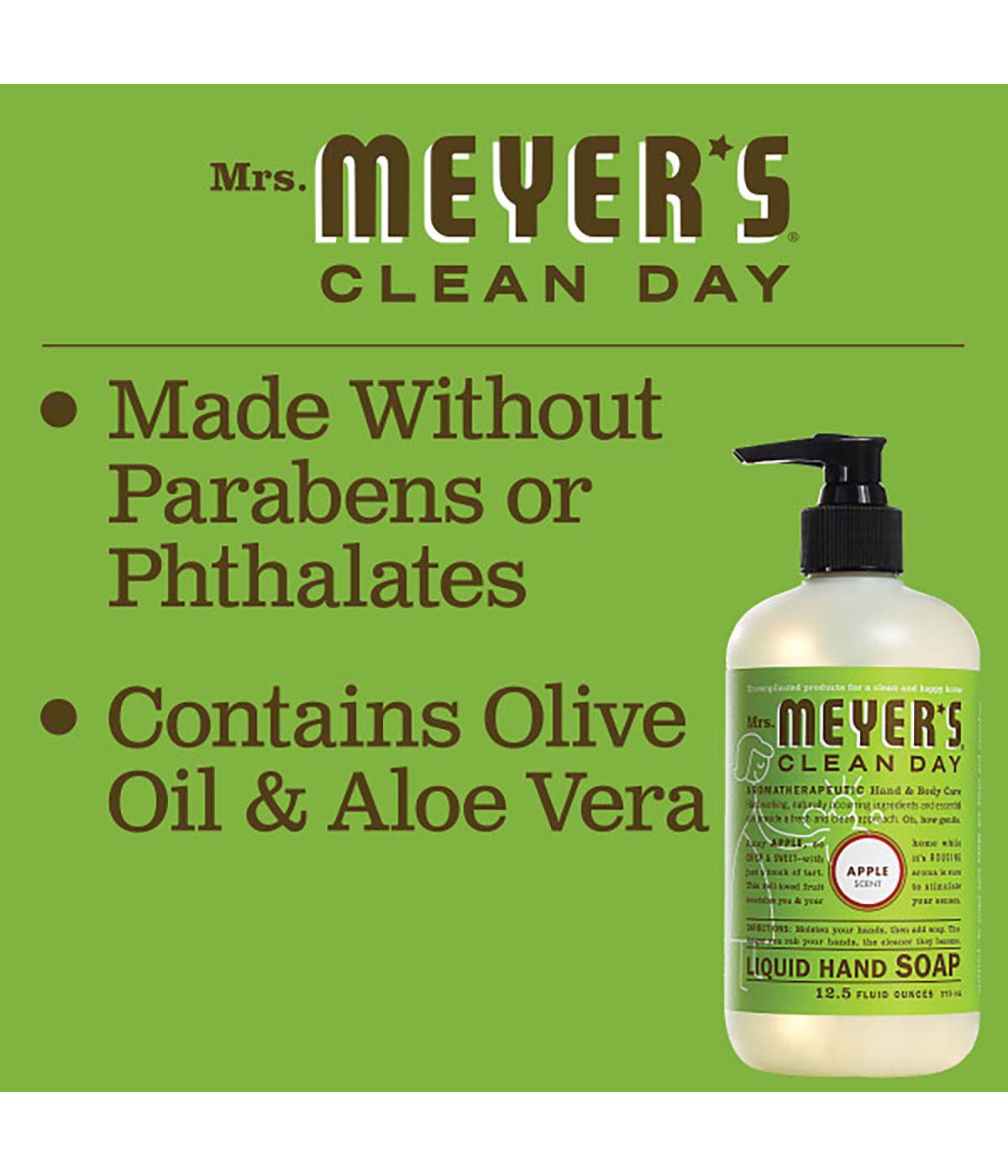 Mrs. Meyer's Clean Day Apple Scent Liquid Hand Soap; image 2 of 5