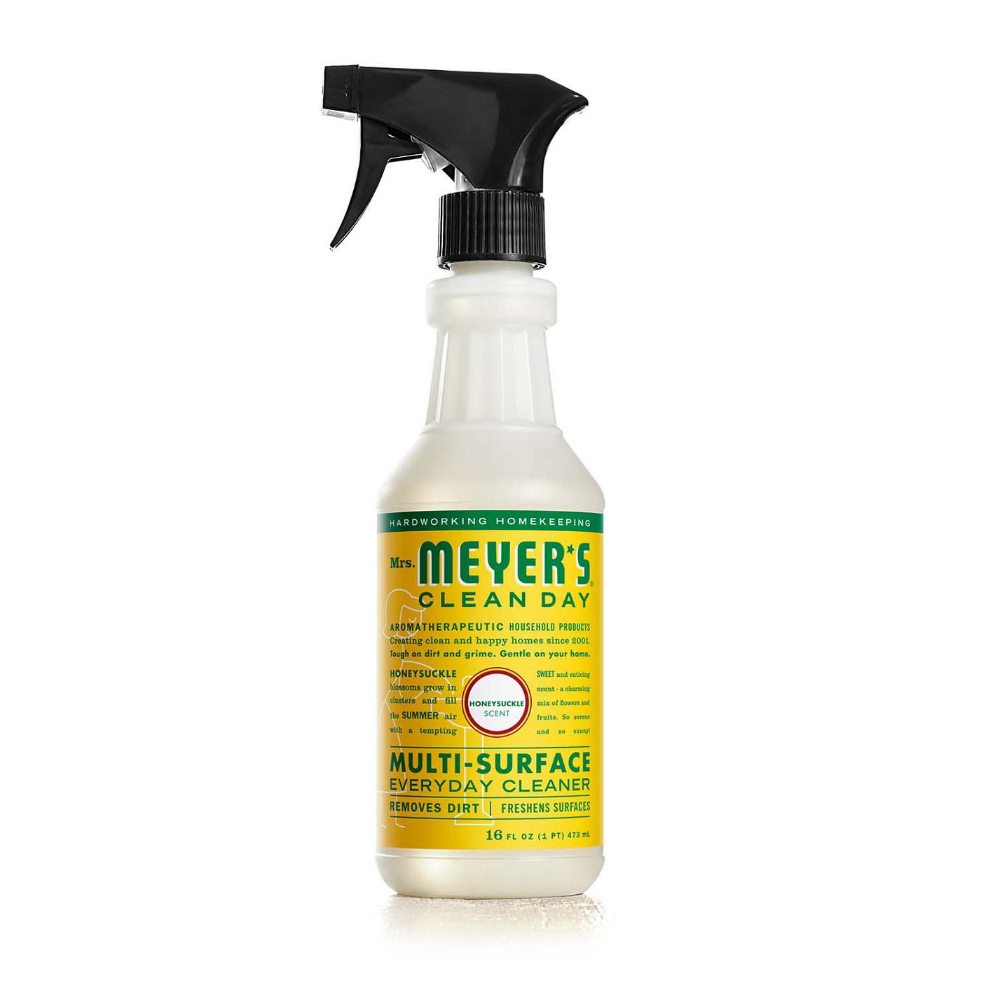 Mrs. Meyer's Clean Day Honeysuckle Multi Surface Cleaner Spray; image 1 of 6