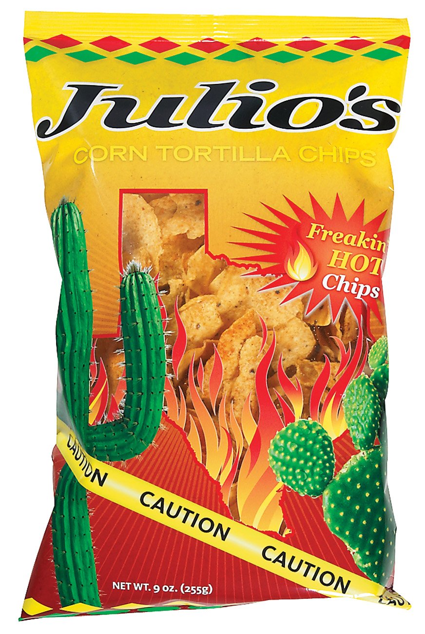 Julio's Freakin Hot Corn Tortilla Chips