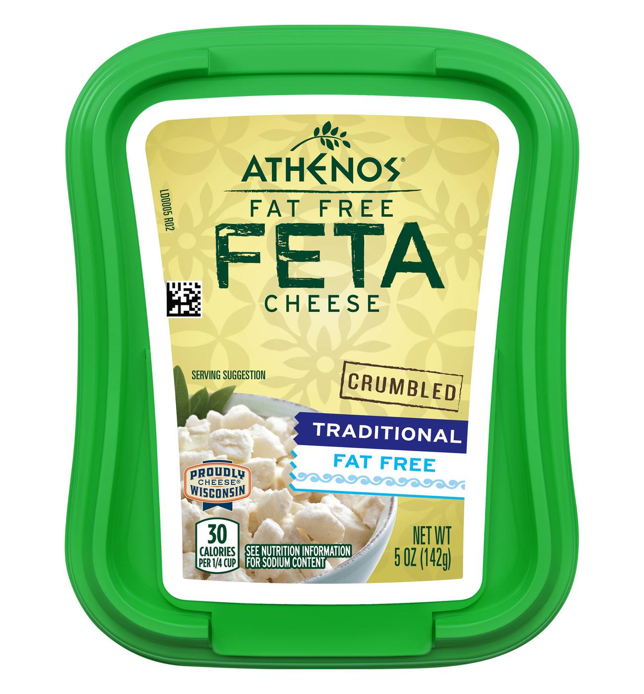 Athenos Fat Free Feta Cheese Crumbles; image 3 of 11