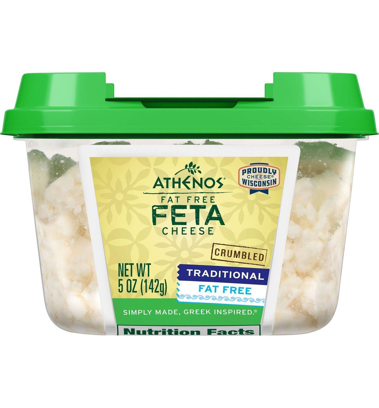 Athenos Fat Free Feta Cheese Crumbles; image 4 of 11
